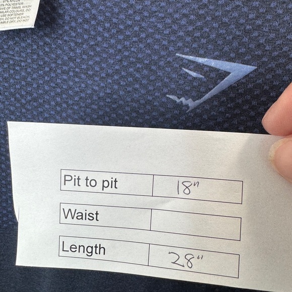 💎 Gymshark Vital Seamless Short Sleeve Tee Navy - Picture 10 of 11